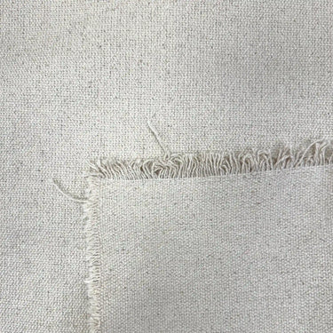 Kraftig naturfärgad canvasväv med grov struktur för möbler och DIY-projekt