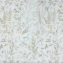 Mijas gardintyg med blommönster i dämpade gröna, beige och ljusrosa toner