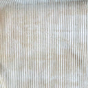 Milton möbeltyg i ribbad sammet på metervara i färgen Off White med tydlig ribbad struktur.